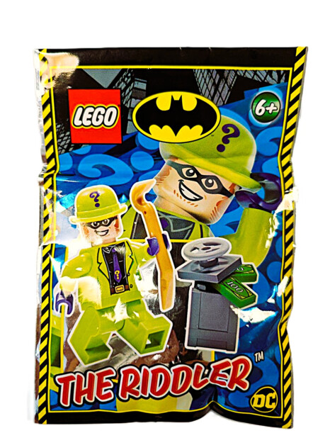 Figura Batman The Riddler con caja fuerte y accesorios