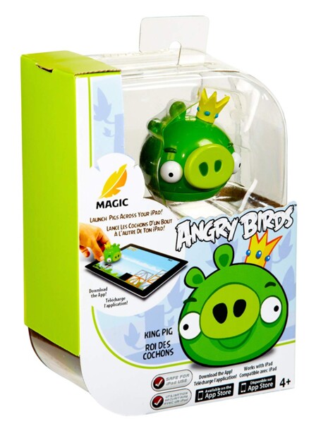 Figura del Rey Cerdo para el juego iOS Angry Birds - Mattel