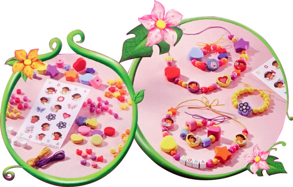 Caja de actividades DORA - creación de collares y pulseras
