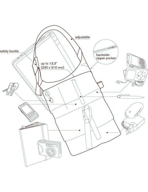 Urban Slotbaron negro para movilidad urbana