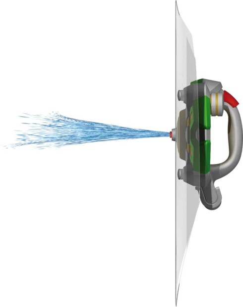 Escudo con pistoleta de agua integrada Mizumi Difensu