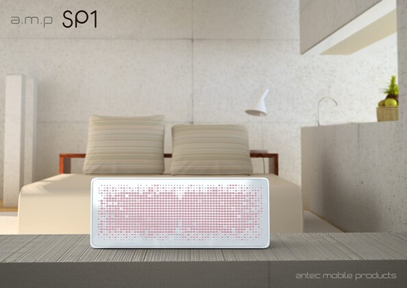 Altavoz con Bluetooth Antec AMP SP1 - Blanco