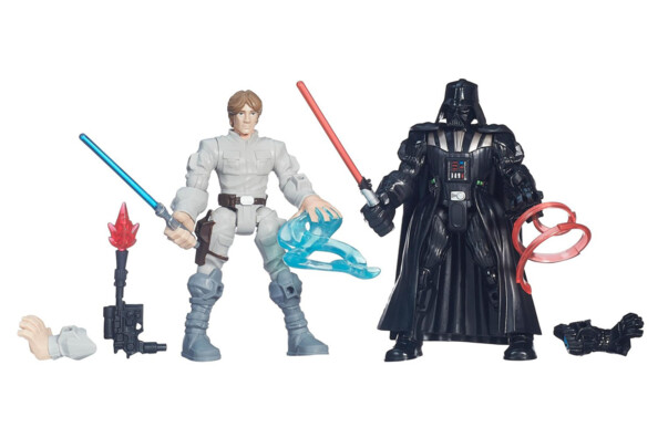 Juguetes de Star Wars "Hero Mashers" - Luke y Darth Vader