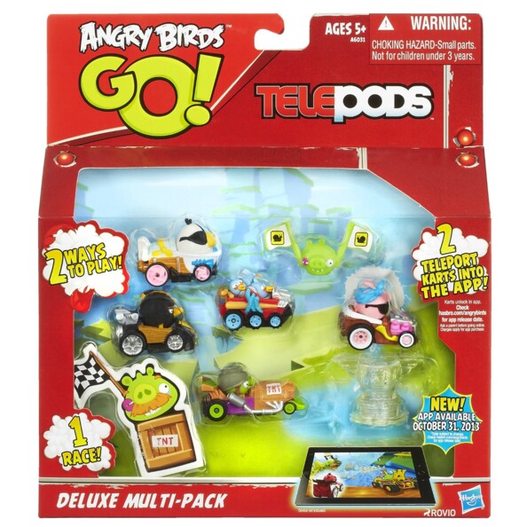 Pack Deluxe Multijugador Telepods Angry Birds Go!