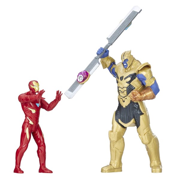 Avengers Infinity War : Set de combate Thanos vs Iron Man