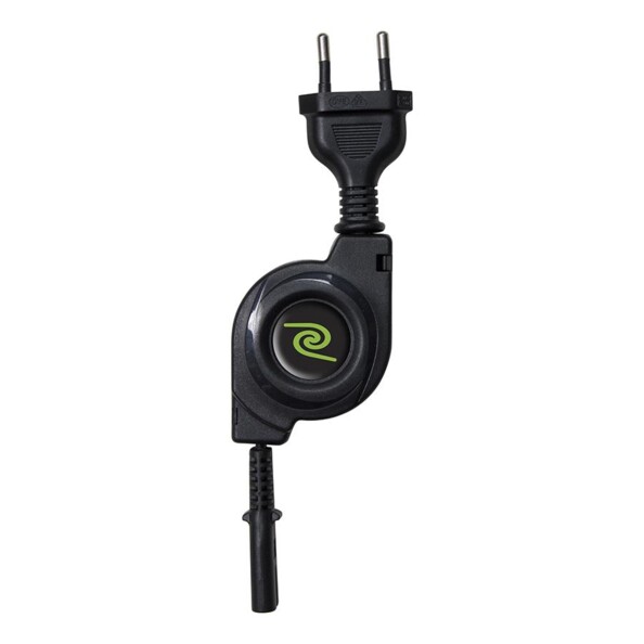 Cable de alimentación bipolar retrácttil  0,8 m