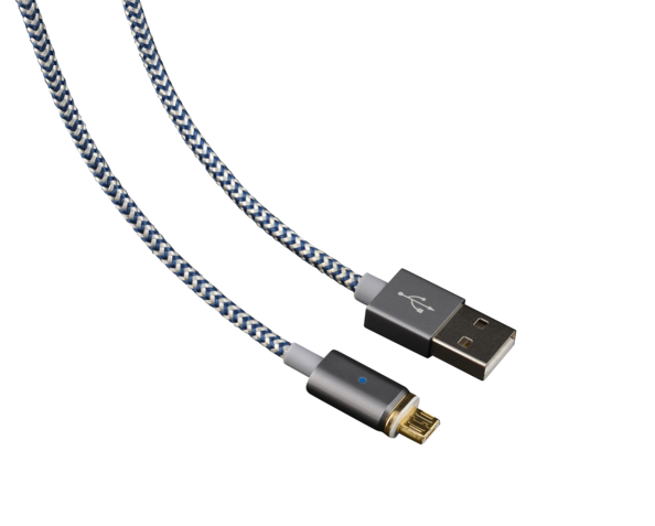 Cable Micro USB con conector magnético 1,2m