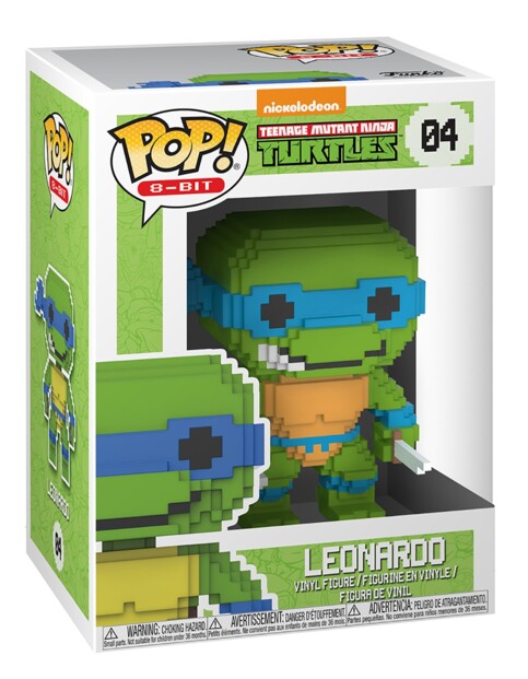 Figura Funko Pop ! 8 bits : Leonardo (Tortugas Ninja)