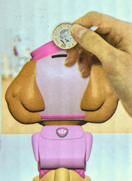 Hucha para pintar de La Patrulla Canina – Skye