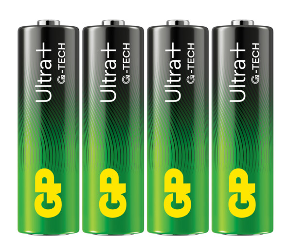 4 pilas alcalinas AA (LR6) Ulltra+ 1,5V