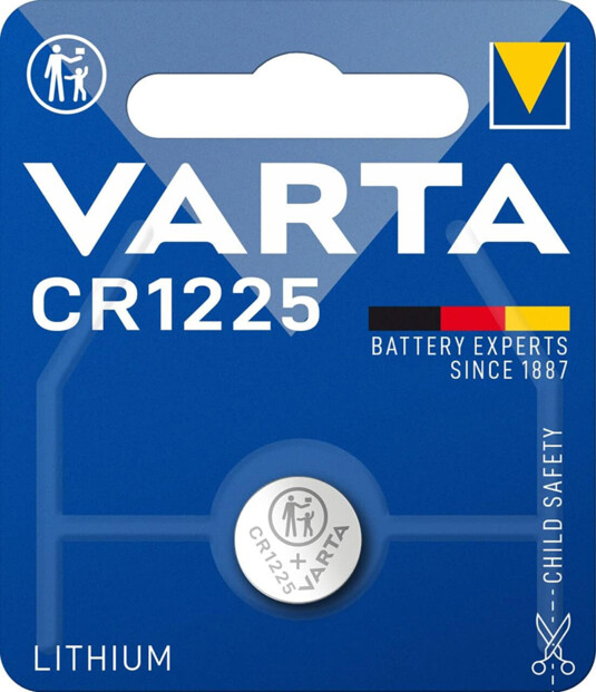 Pila botón Varta CR1225: potencia compacta y fiable