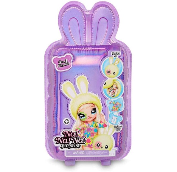 Cofre Na! Na! Na! Surprise con muñeca, peluche llavero y conjunto fashion