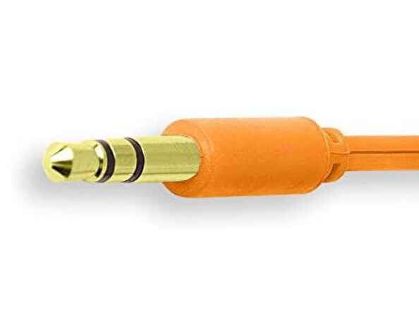 Auriculares intrauditivos retráctiles Sport – Azul/naranja