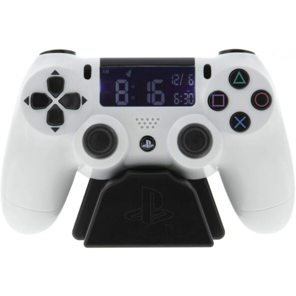 Despertador digital Mando PlayStation 4 - Blanco