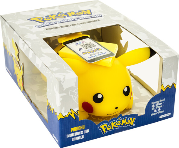 Cargador inalámbrico Pokémon Pikachu Teknofun 25 cm