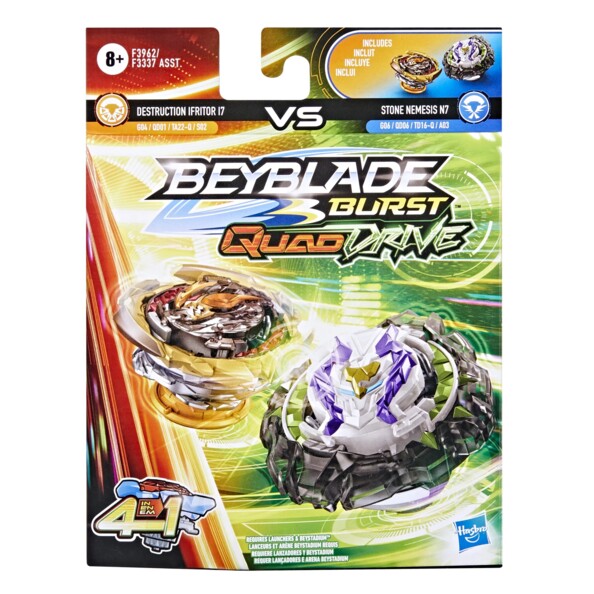 Peonzas Beyblade I7 vs N7: personaliza tus batallas