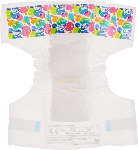 4 pañales de recambio para muñeca Baby Alive