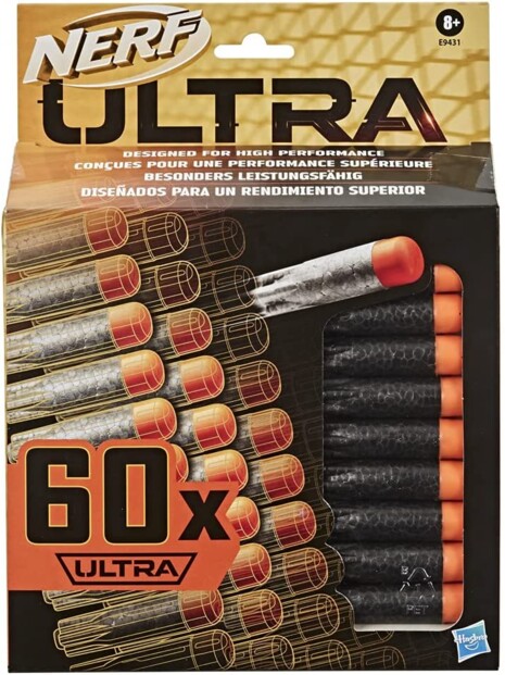 60 dardos Nerf Ultra en espuma