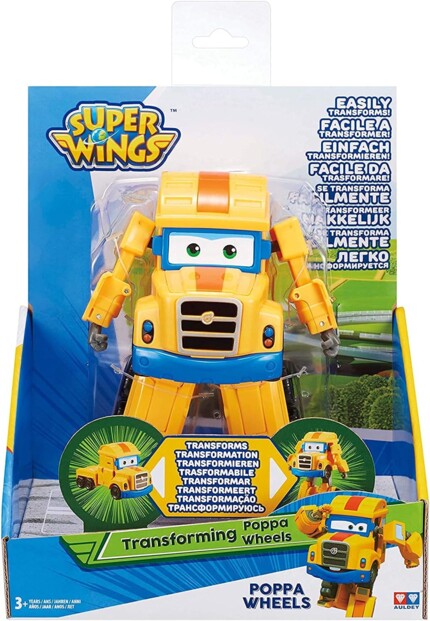 Camión transformable Poppa Wheels de la serie Super Wings