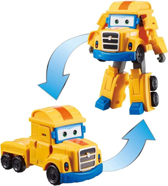 Camión transformable Poppa Wheels de la serie Super Wings