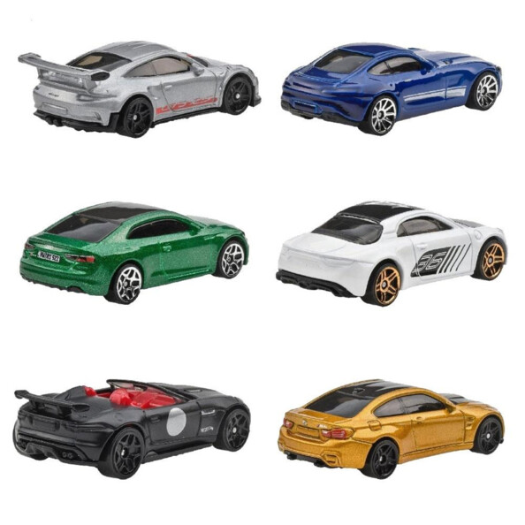 Pack de 6 coches con réplicas realistas de modelos míticos