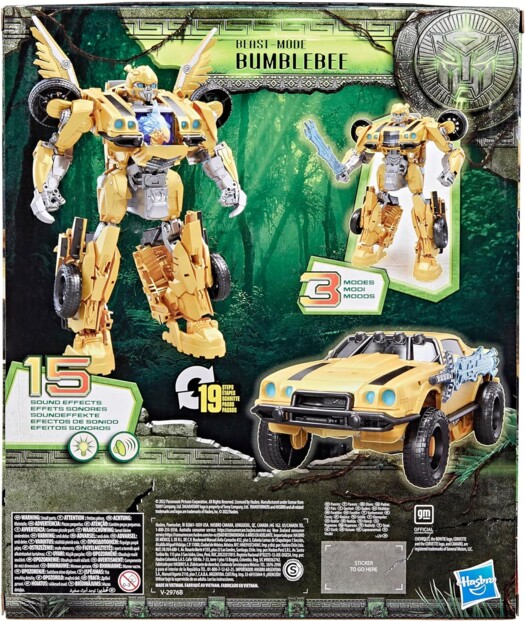 Figura articulada Bumblebee Transformers 25 cm 3 modos