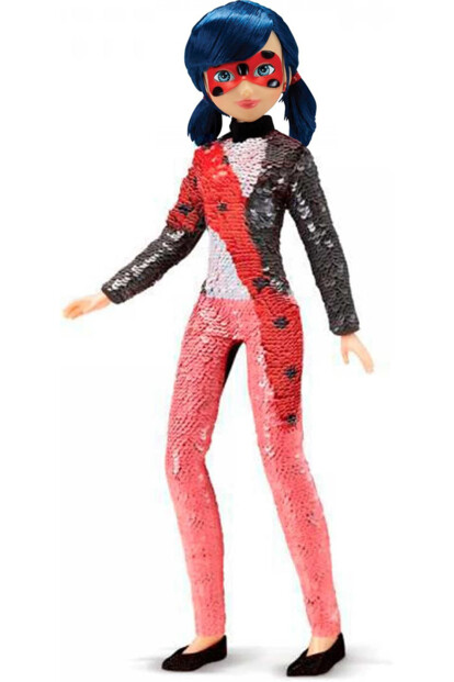 Figura articulada de Marinette con traje de lentejuelas reversibles