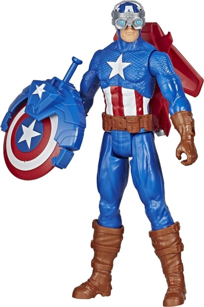 Figura del Capitán América de 30 cm colección Titan Hero