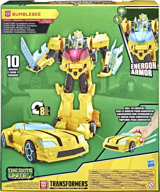 Figura Transformers Bumblebee 25 cm Roll N'Change Cyberverse