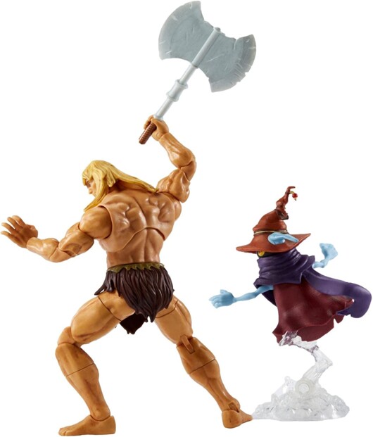 Figuras de He-Man Salvaje y Orko – Masters del Universo: Revelación