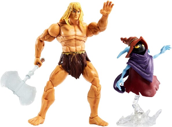 Figuras de He-Man Salvaje y Orko – Masters del Universo: Revelación