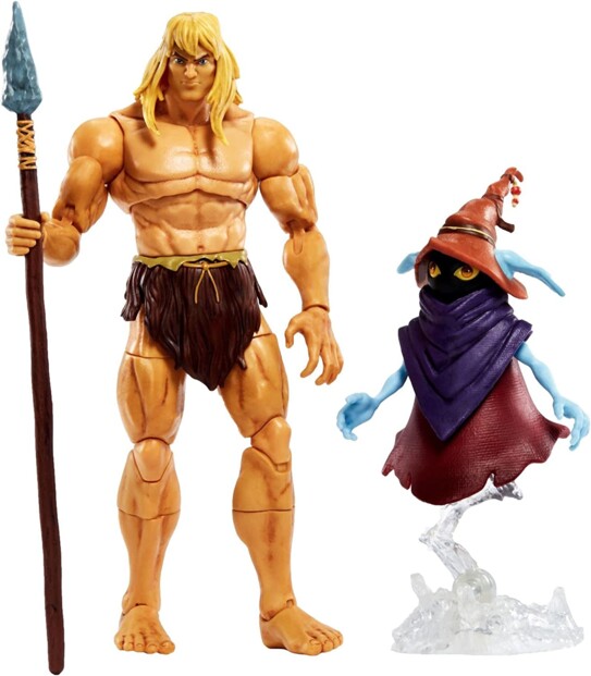 Figuras de He-Man Salvaje y Orko – Masters del Universo: Revelación
