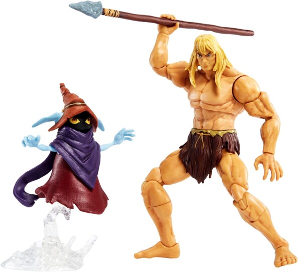 Figuras de He-Man Salvaje y Orko – Masters del Universo: Revelación
