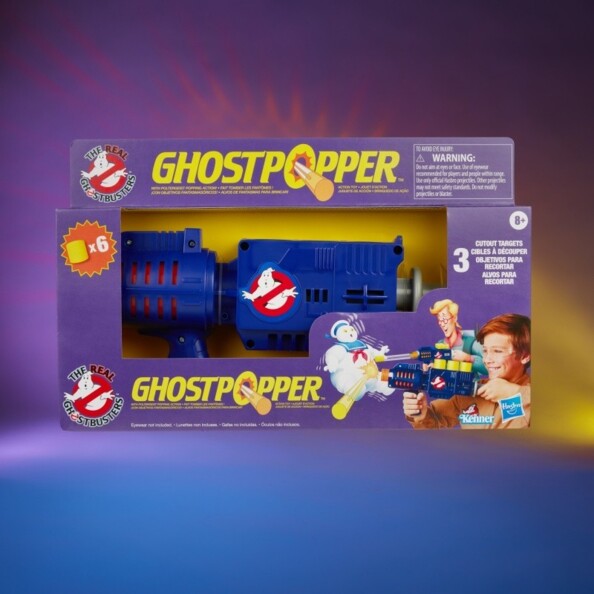 Blaster Ghostpopper con 6 proyectiles de espuma