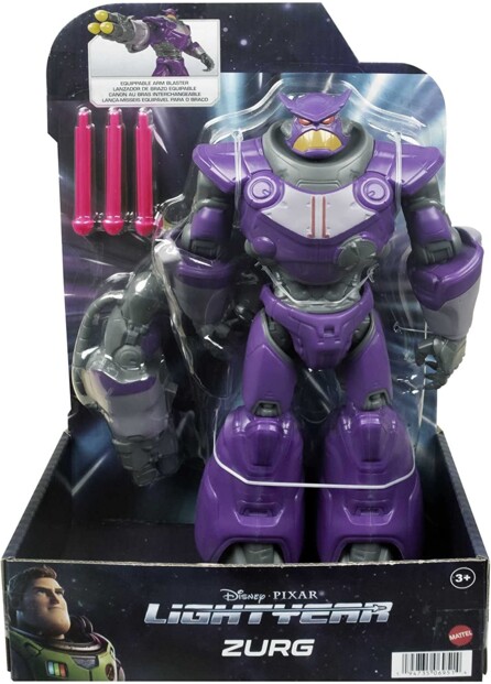 Gran figura articulada de Zurg con proyectiles