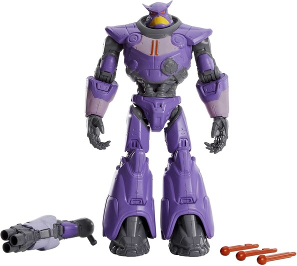 Gran figura articulada de Zurg con proyectiles