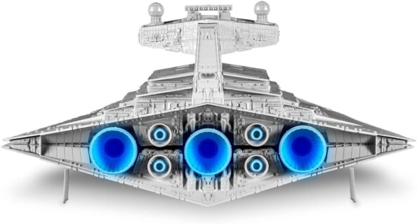 Modelo del Destructor Estelar Imperial de Star Wars