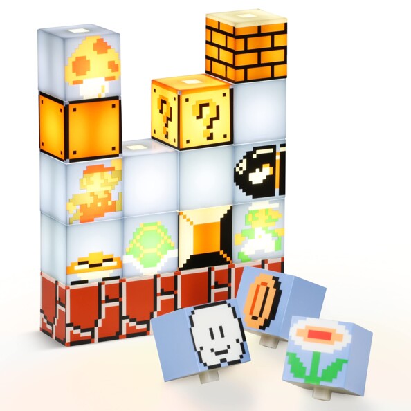 Lámpara Nintendo Super Mario Bros Build a Level