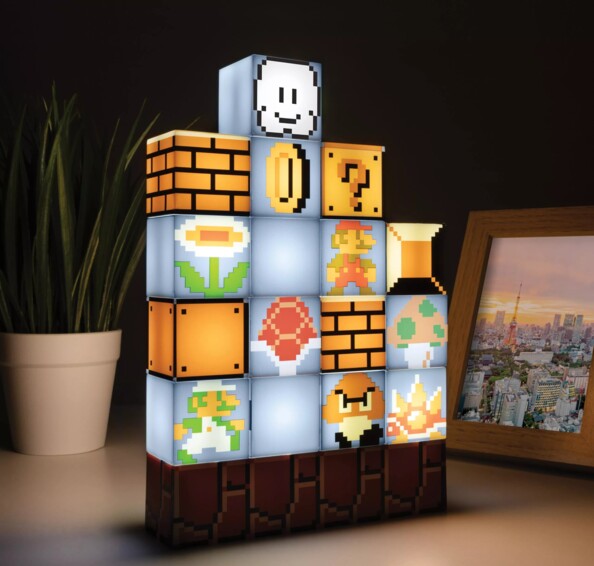 Lámpara Nintendo Super Mario Bros Build a Level