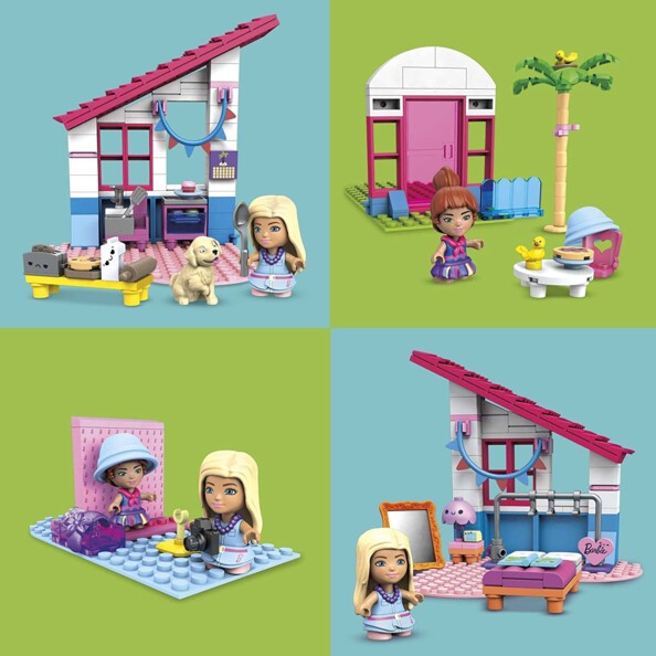 5 juegos de construcción Barbie