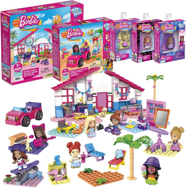 5 juegos de construcción Barbie
