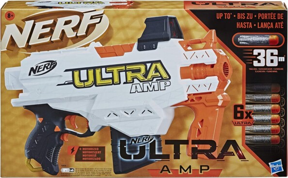 Lanzador Nerf Ultra Amp motorizado con cargador