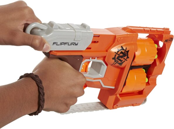 Lanzador Nerf Zombie Strike Flipfury