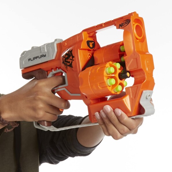 Lanzador Nerf Zombie Strike Flipfury
