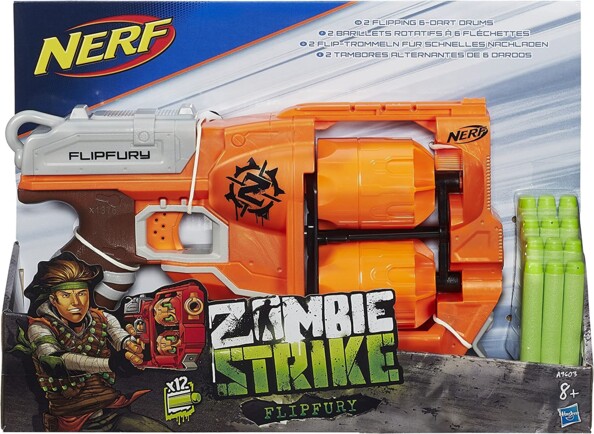 Lanzador Nerf Zombie Strike Flipfury