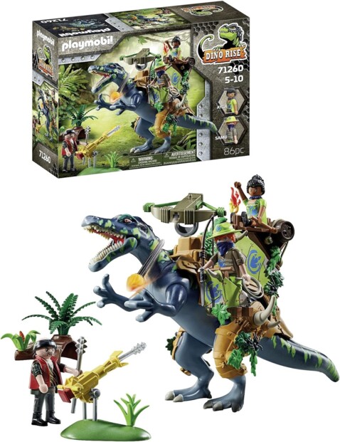 Playmobil Dino Rise - Spinosaure y Combatientes 