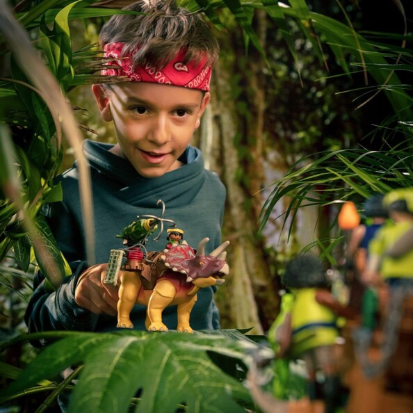 Playmobil Dino Rise: Triceratops y soldados