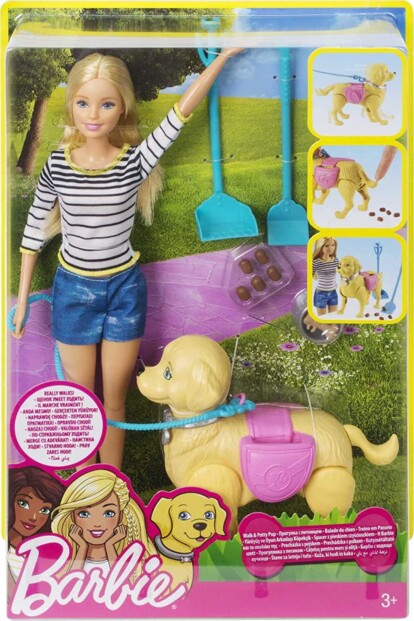 Muñeca Barbie – Paseo con el perrito (ref. DWJ68)