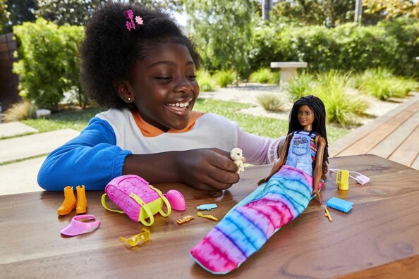 Muñeca Barbie Brooklyn de Barbie Familia –Camping con accesorios