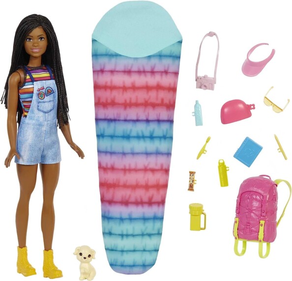 Muñeca Barbie Brooklyn de Barbie Familia –Camping con accesorios